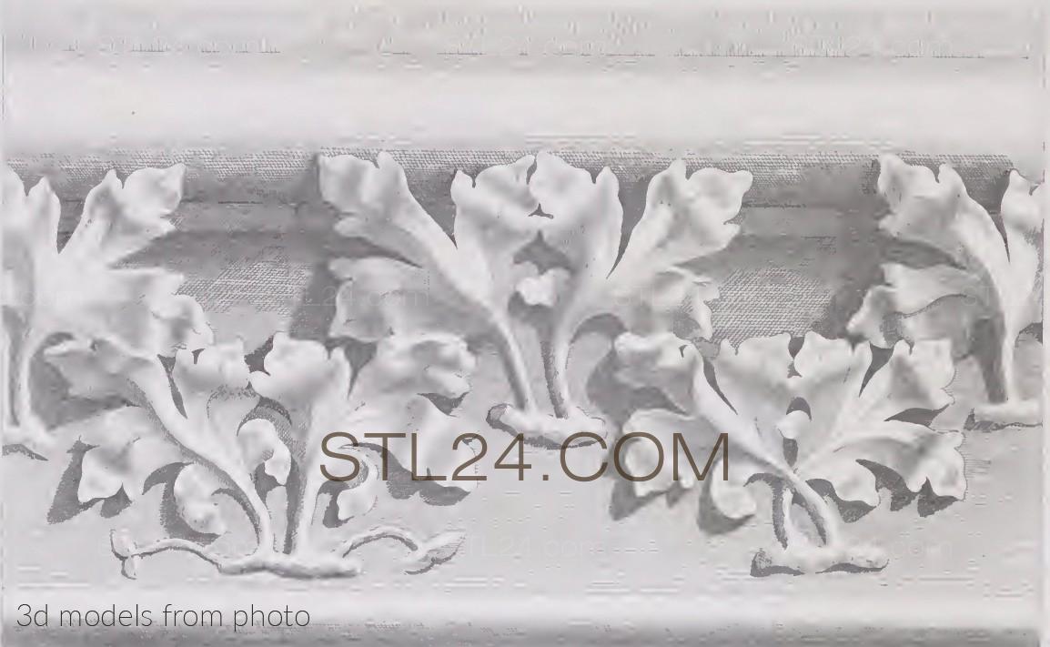 Фризы (FRIESE_0237 -  | 3D model 3DSMAX / OBJ / STL) 3D модель для ЧПУ станка